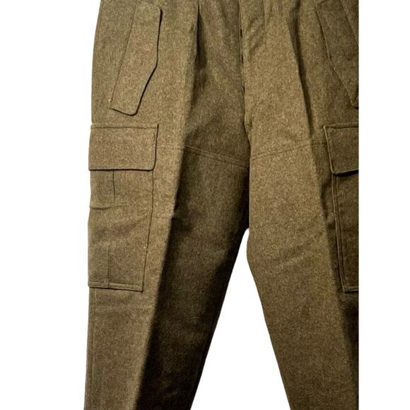 WWII German Military Field Pants 32" Waist WILH. SCHWARZ Konradsreuth Authentic - Picture 8 of 13